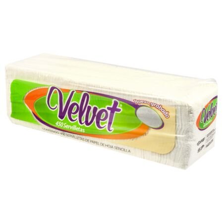 SERVILLETA VELVET 450 PZAS SF