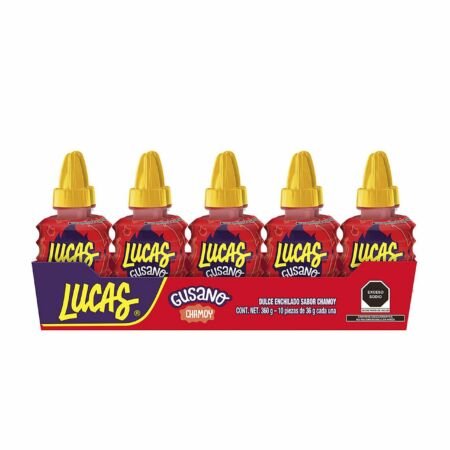 GUSANO LUCAS CHAMOY 10 PZAS MARS