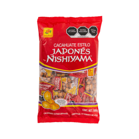 CACAHUATE JAPONES PAQUETE GRANDE 14 PZAS DE LA ROSA