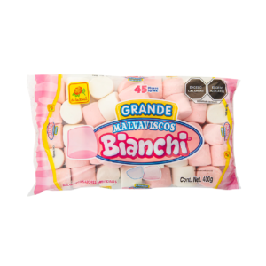 BOMBON BIANCHI GRANDE BCO/ROSA 400 GR DE LA ROSA
