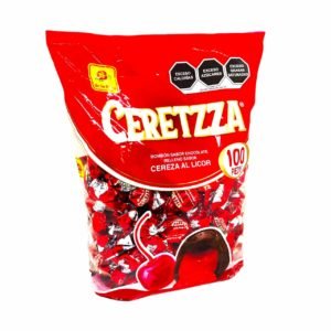 CHOC. CERETZZA RELL. CEREZA AL LICOR 1 KG DE LA ROSA