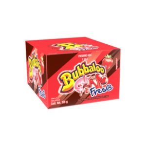 CHICLE BUBBALOO FRESA 50 PZAS MONDELEZ