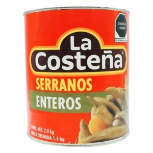 CHILES SERRANOS COSTEÑA C/6/2.800 KG.