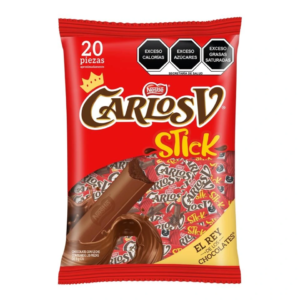 CHOC. CARLOS V STICK BSA 20 PZAS NESTLE