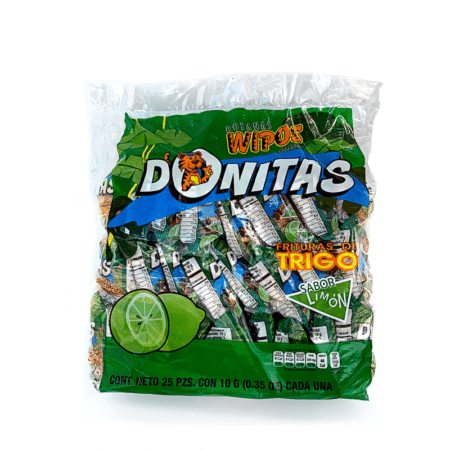 DONITAS SAL Y LIMON 25 PZAS WIPO