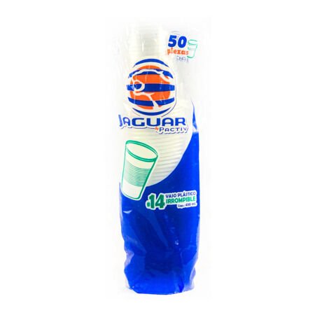 VASO JAGUAR No.14 50 PZAS PACTIV
