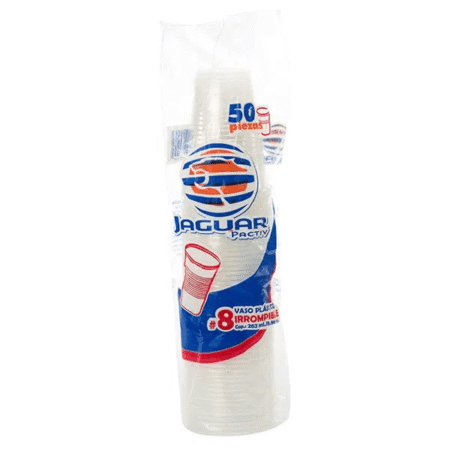 VASO JAGUAR No.8 50 PZAS PACTIV