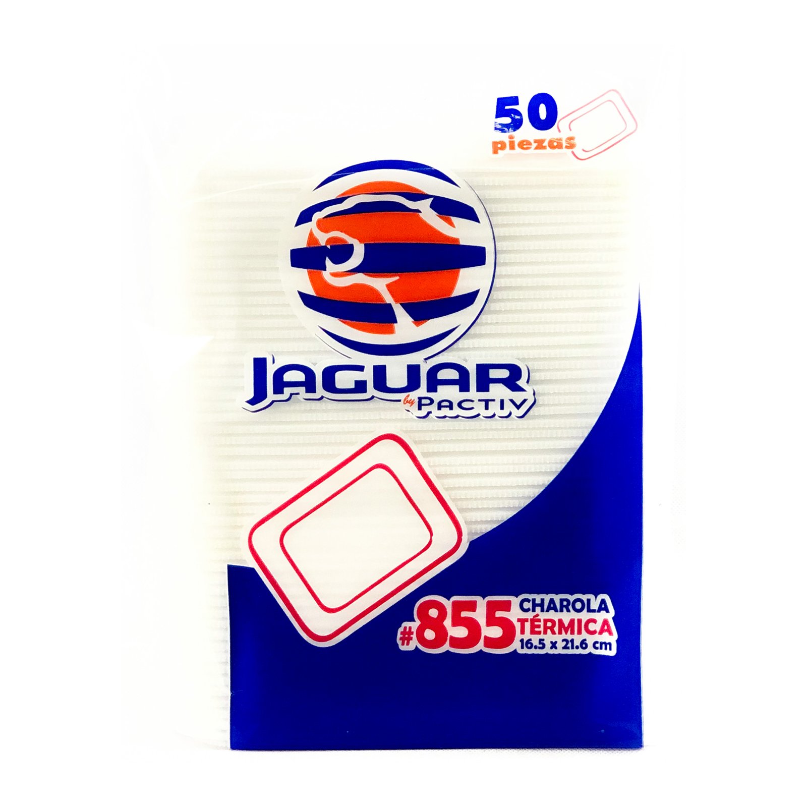 CHAROLA TERMICA JAGUAR No.855 50 PZAS PACTIV