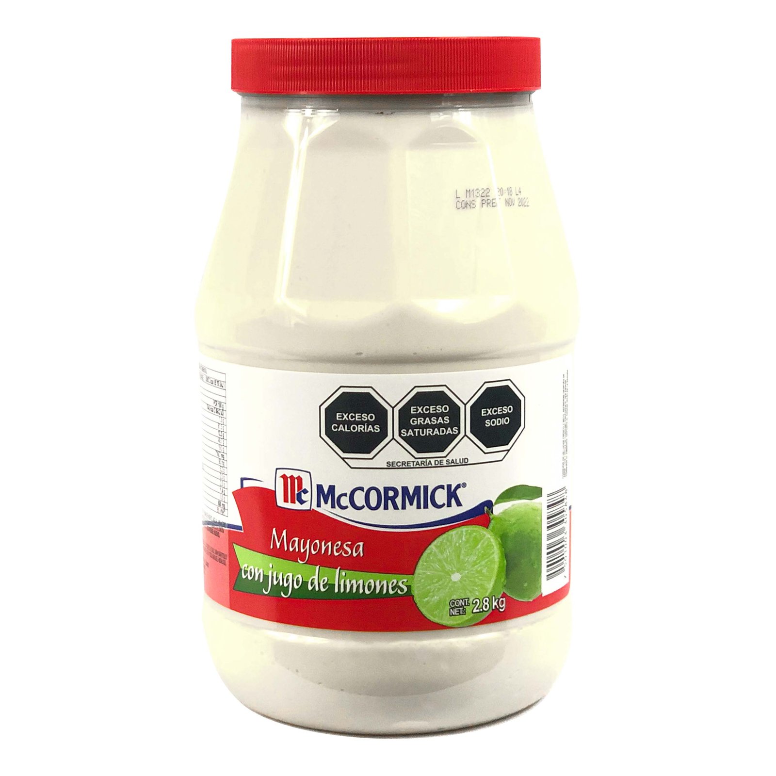 MAYONESA McCORMICK T/ROJA 2.8 KGS MC CORMICK