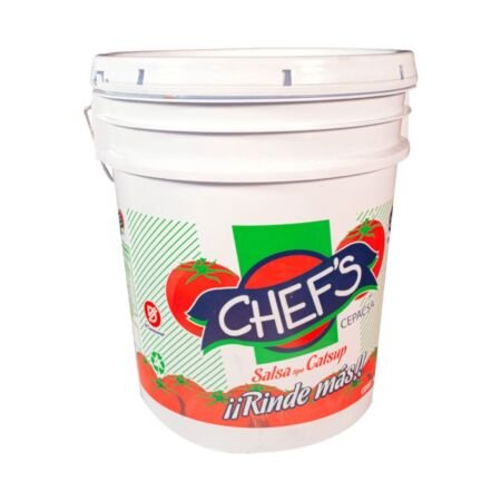 SALSA CATSUP CHEF´S L/19 KGS (1) CUBETA