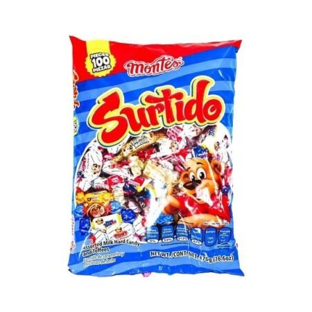 CARAMELO SURTIDO MONTES C/20/100 PZ. MONTES