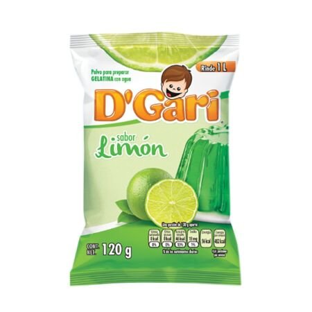 GELATINA D´GARI LIMON 120 GR