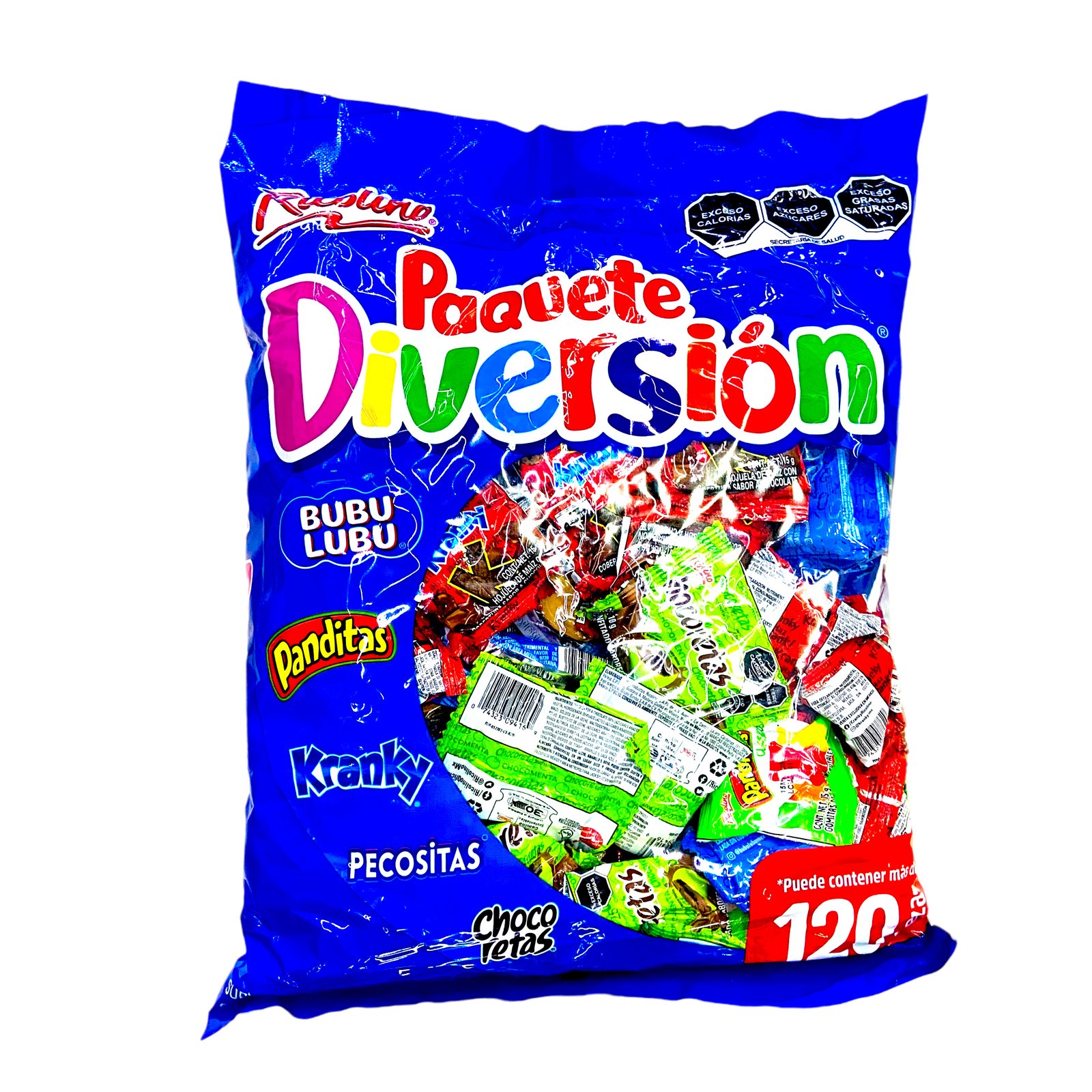 SURTIDO PAQUETE DIVERSION 1.5 KG RICOLINO