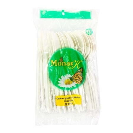 CUCHARA MONAR K BLANCA GRANDE 25 PZAS KD