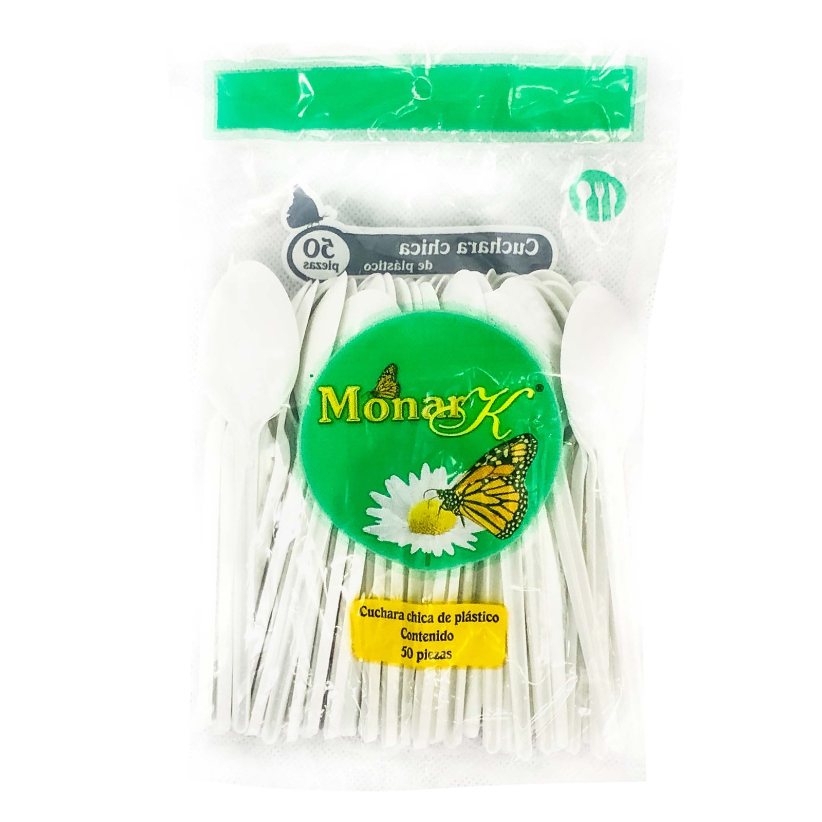 CUCHARA MONAR K BLANCA CHICA 50 PZAS KD