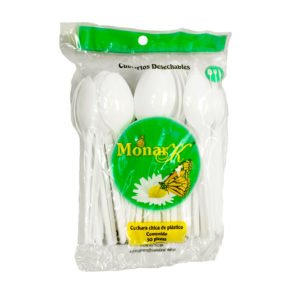 CUCHARA MONAR K BIODEGRADABLE CHICA 50 PZAS KD