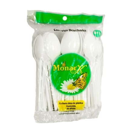 CUCHARA MONAR K BIODEGRADABLE CHICA 50 PZAS KD