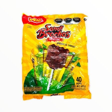 PALETA SANDIBROCHAS PRENDIDAS 40 PZAS VERO