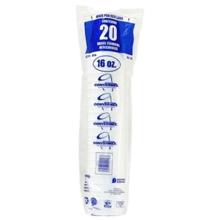 VASO TERMICO No.116 20 PZAS CONVERMEX