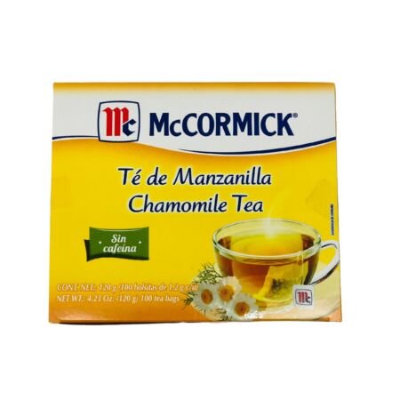 TE DE MANZANILLA 100 PZAS McCORMICK