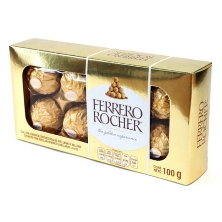 CHOC. FERRERO ROCHER T8 100 GR