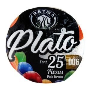 PLATO TERMICO No.006 PASTELERO 25 PZAS REYMA