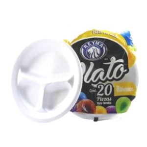 PLATO TERMICO No.8 C/DIV 20 PZAS REYMA