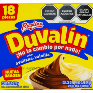DUVALIN AVELLANA-VAINILLA 18 PZAS RICOLINO