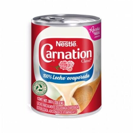 LECHE EVAPORADA CLAVEL LATA 360 ML