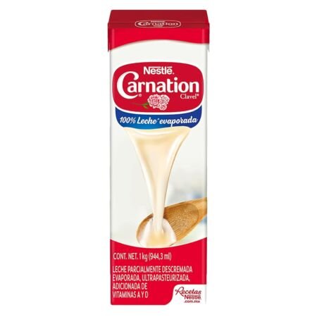 LECHE EVAPORADA CLAVEL TETRA 990 ML