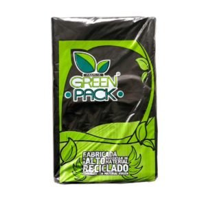 BOLSA NEGRA EMPACADA GREEN 70+30X120 1 KG DE LOS ALTOS