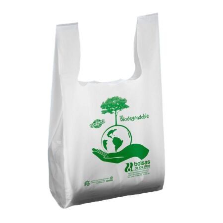BOLSA CAMISETA OXO MEDIANA BIODEGRADABLE 1 KG A.D DE LOS ALTOS