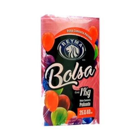 BOLSA CAMISETA POLISEDA CHICA 1 KG (25x40) REYMA