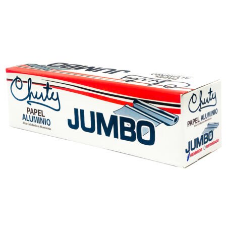 PAPEL ALUMINIO CHUTY JUMBO 400 MT