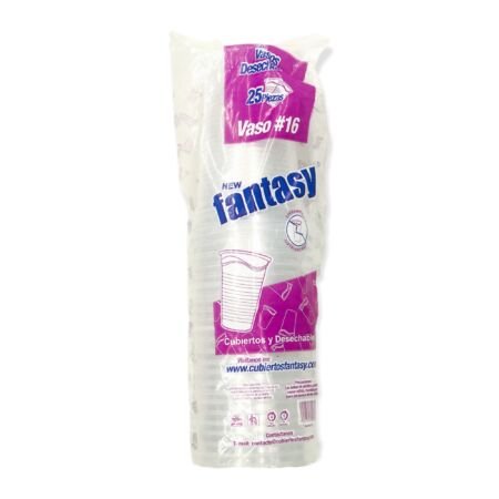 VASO FANTASY No.16 ANCHO 25 PZAS