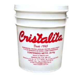 MERMELADA DE FRESA ENTERA CRISTALITA L/25 KG.