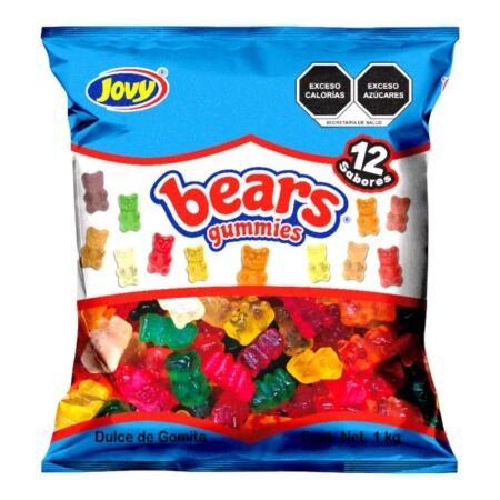 GOMITAS CRAZY GUMMY BEARS 1 KG (8/10) JOVY