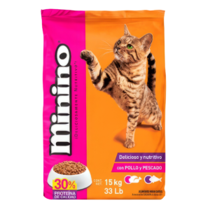 ALIM. P/GATO MININO C/15 KGS GANADOR