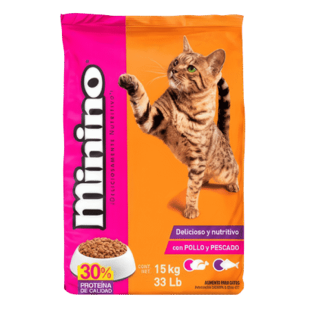 ALIM. P/GATO MININO C/15 KGS GANADOR
