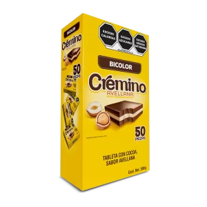 CHOC. CREMINO BICOLOR DISPLAY 50 PZAS NUTRESA