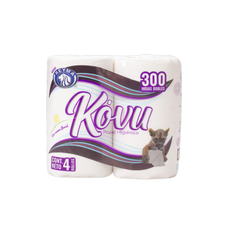 PAPEL HIGIENICO KOVU 4 PZS 300 HD REYMA